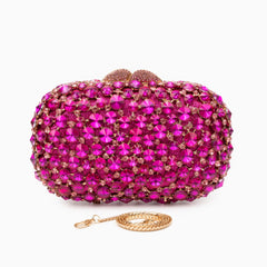 JESSICA RHINESTONES CLUTCH BAG