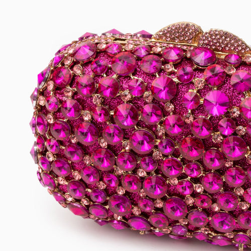 JESSICA RHINESTONES CLUTCH BAG