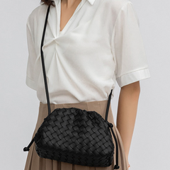 EUPHEMIA WOVEN CLOUD MESSENGER BAG