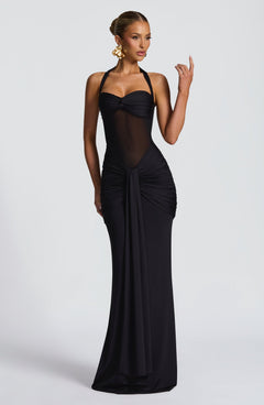 Veronica Black - Sahara Luxe Sunset Sheer Maxi Dress