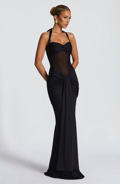 Veronica Black - Sahara Luxe Sunset Sheer Maxi Dress