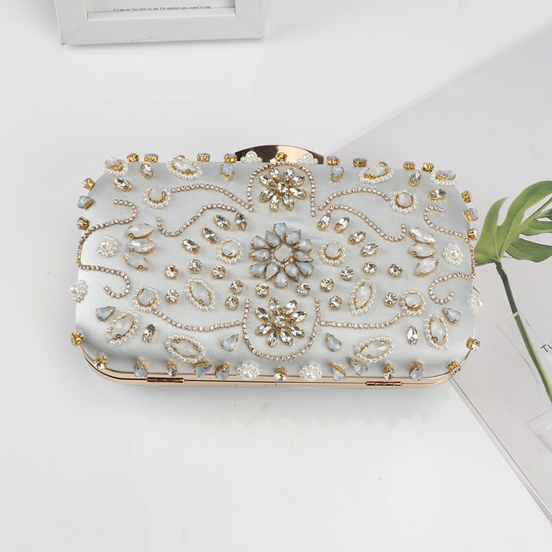 Giselle Bead Embroidered Clutch Bag