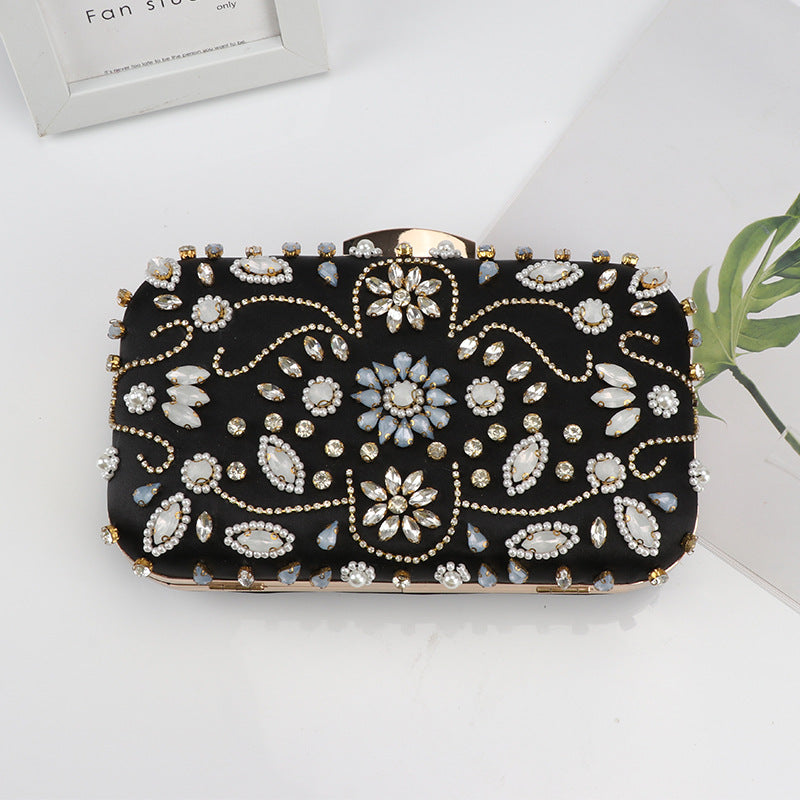 Giselle Bead Embroidered Clutch Bag