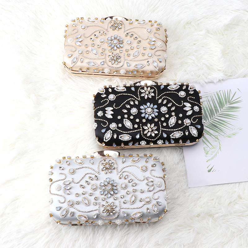 Giselle Bead Embroidered Clutch Bag