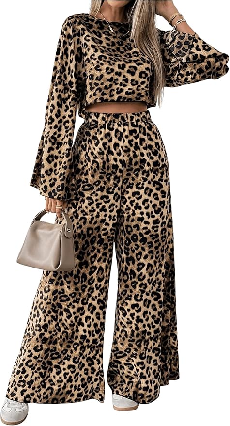 LEO WILDESSE LONG SLEEVE CROP TEE SET