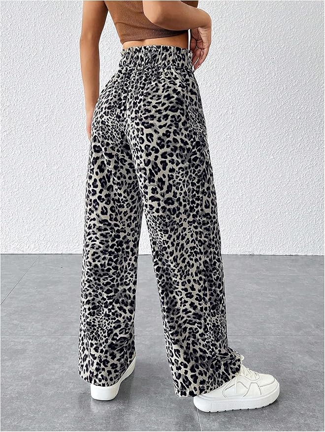 GORGLITTER CHEETAH JOGGERS PANTS