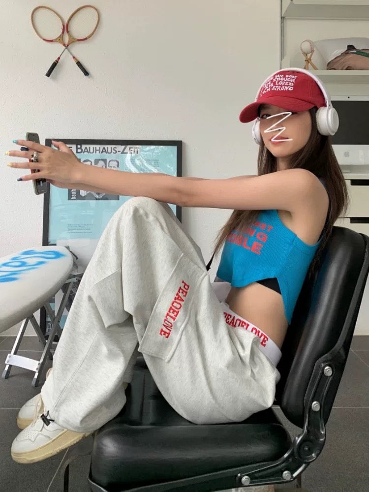 CALIFORNIA LOOSE STRAIGHT-LEG PANTS