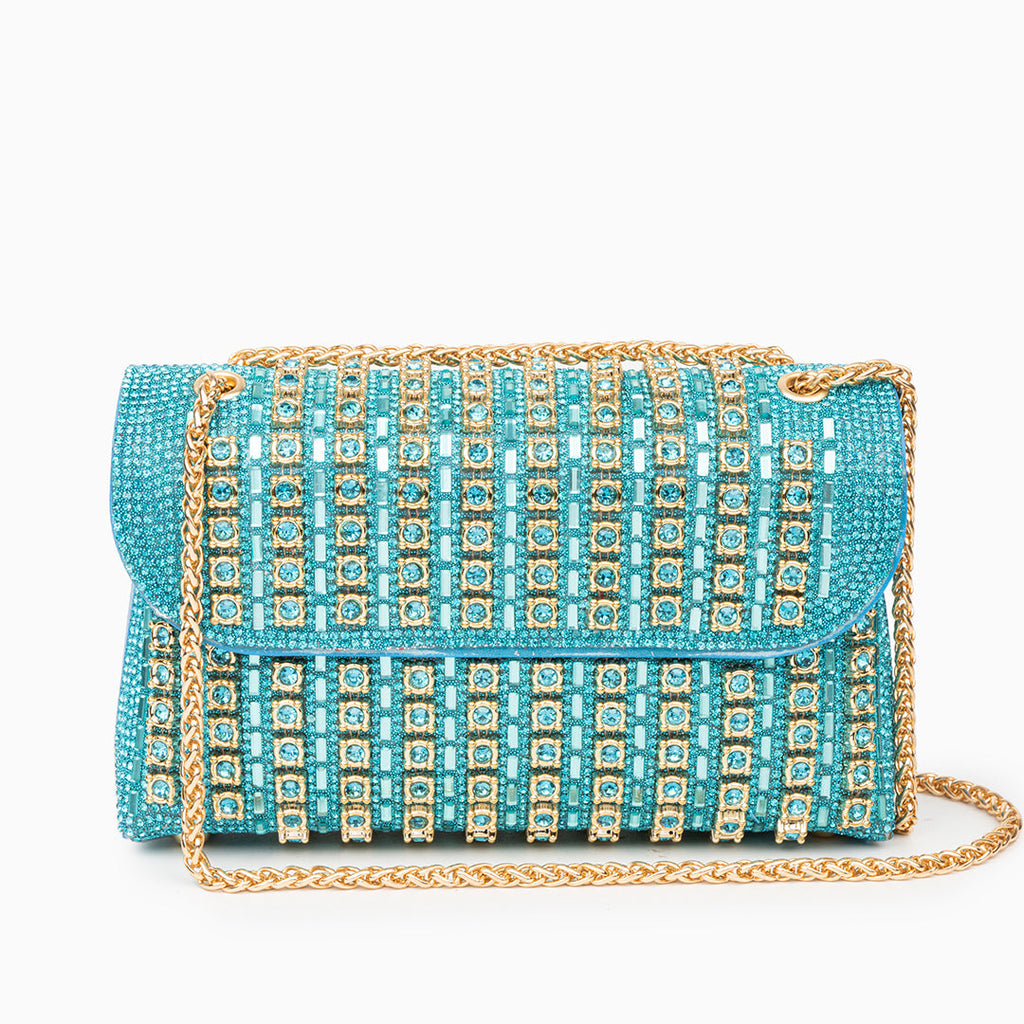 CHANTAL DIAMOND CLUTCH BAG