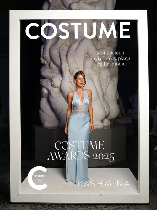 Primrose Blue - Long Silke Satin Maxi Dress