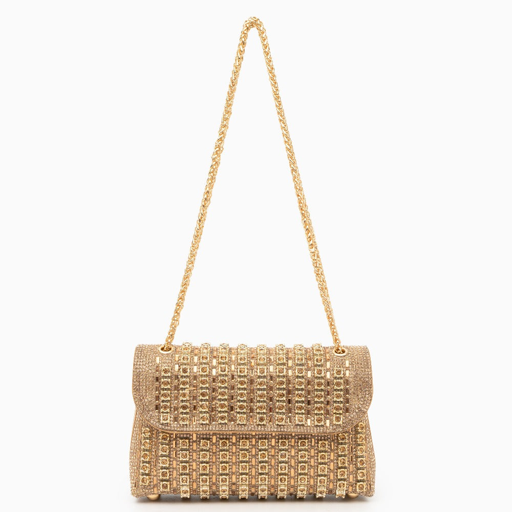 CHANTAL DIAMOND CLUTCH BAG