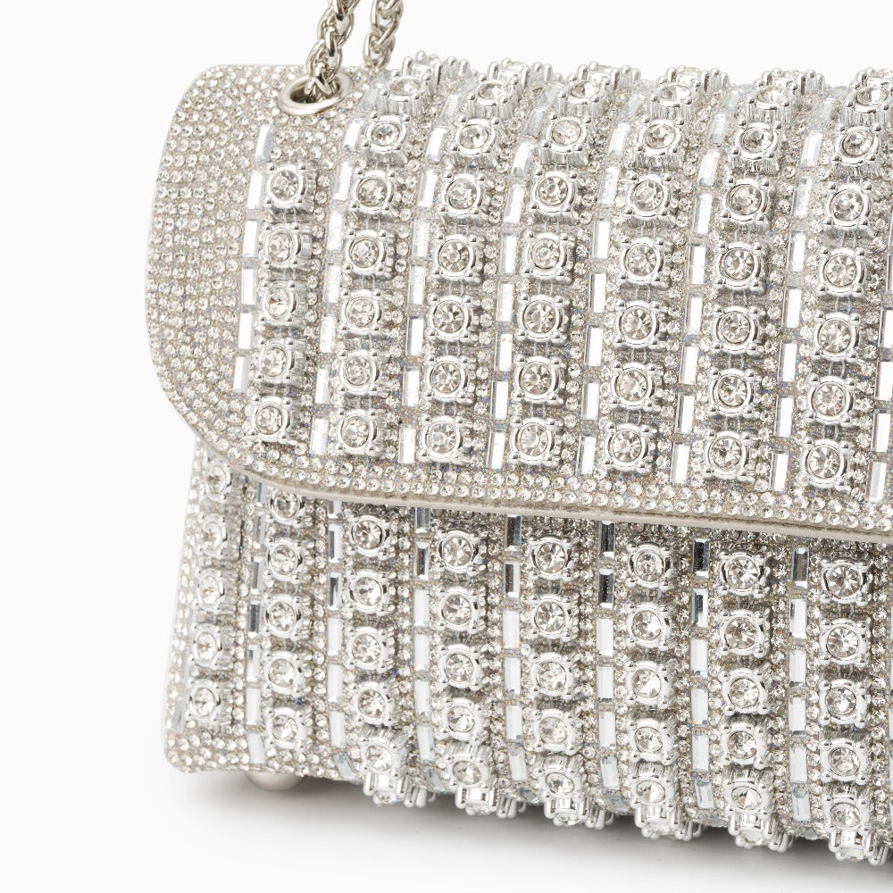 CHANTAL DIAMOND CLUTCH BAG