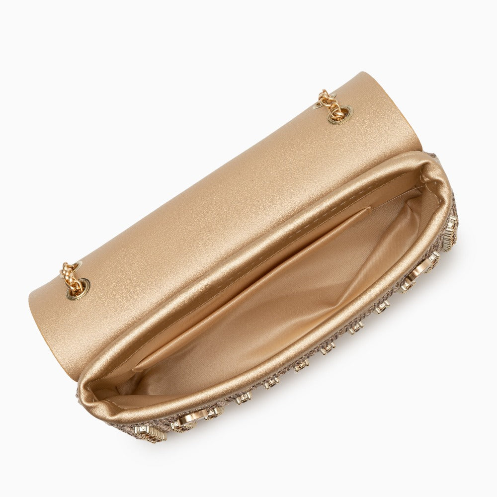 CHANTAL DIAMOND CLUTCH BAG