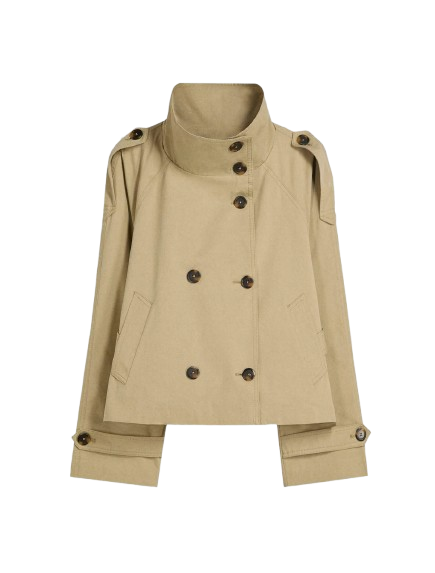 NATALIE CLASSIC TRENCH JACKET - KHAKI