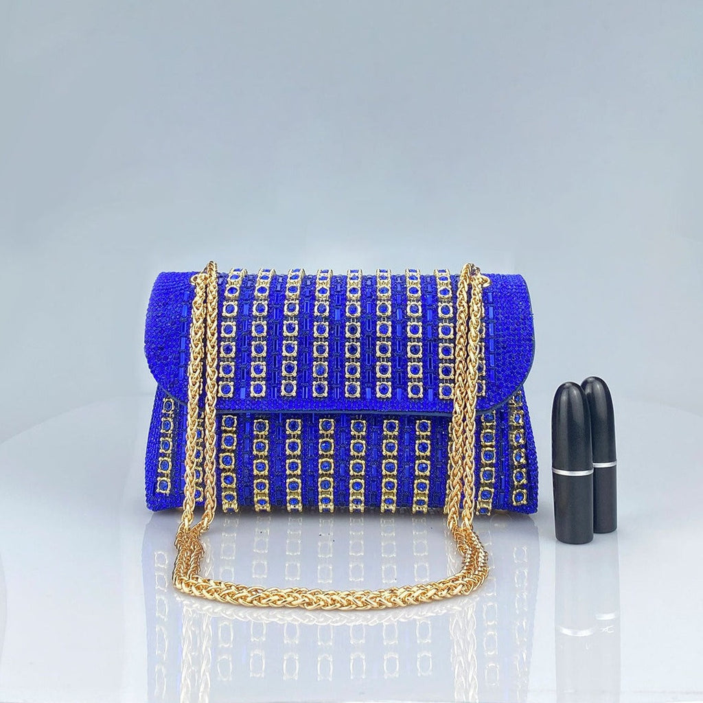 CHANTAL DIAMOND CLUTCH BAG