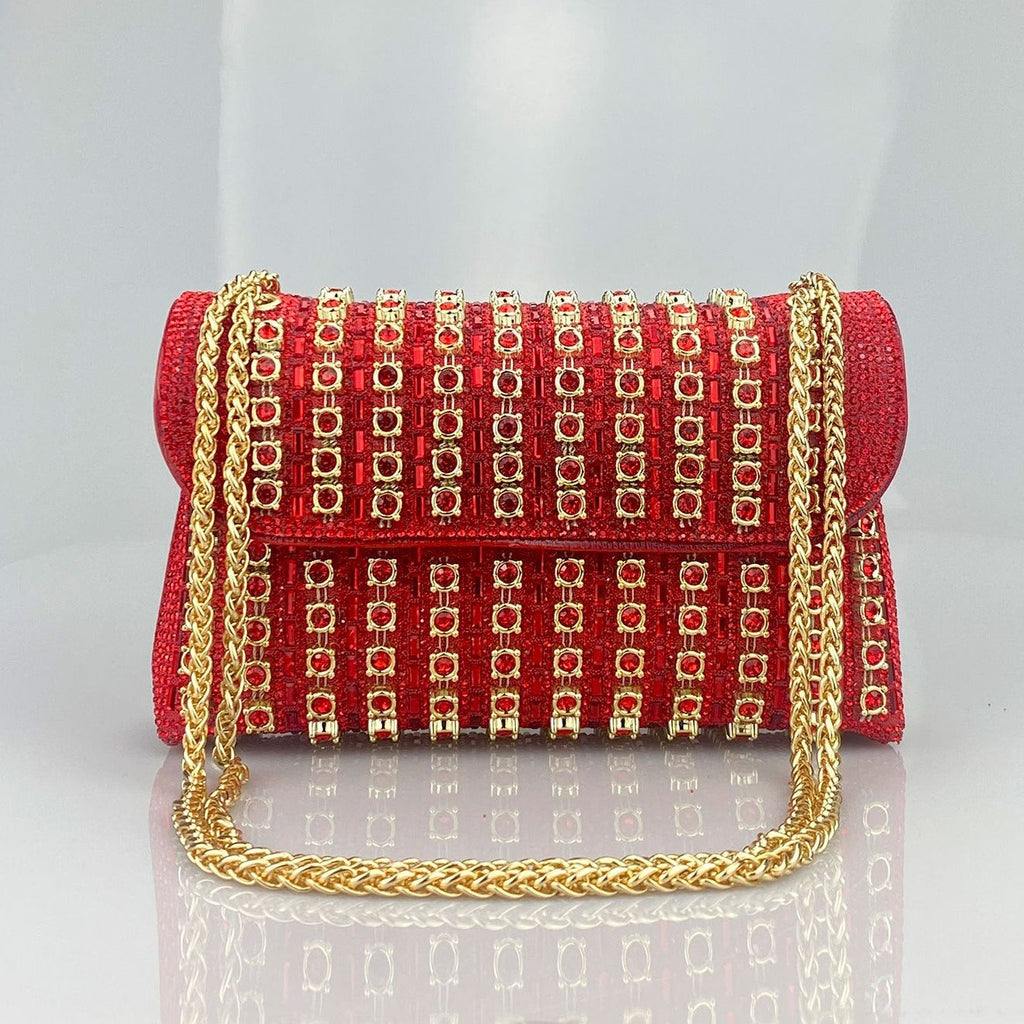 CHANTAL DIAMOND CLUTCH BAG