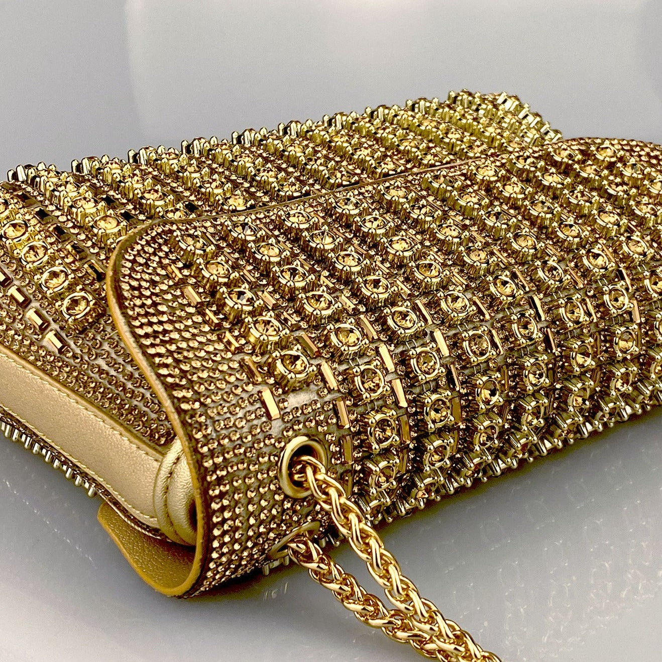 CHANTAL DIAMOND CLUTCH BAG