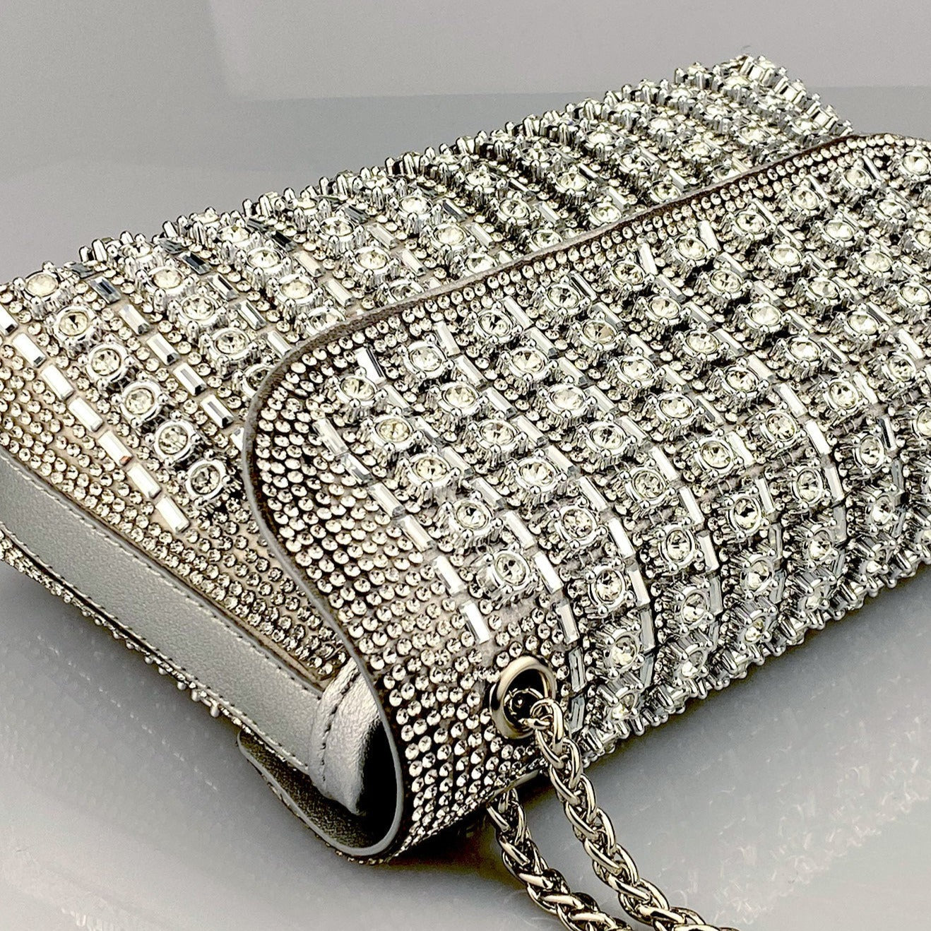 CHANTAL DIAMOND CLUTCH BAG