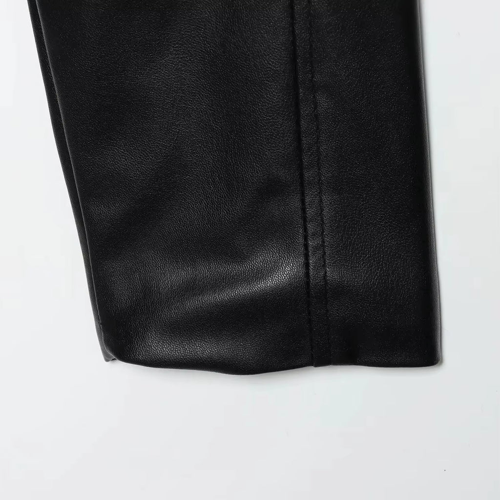 DiYiG WINDBREAKER LEATHER JACKET