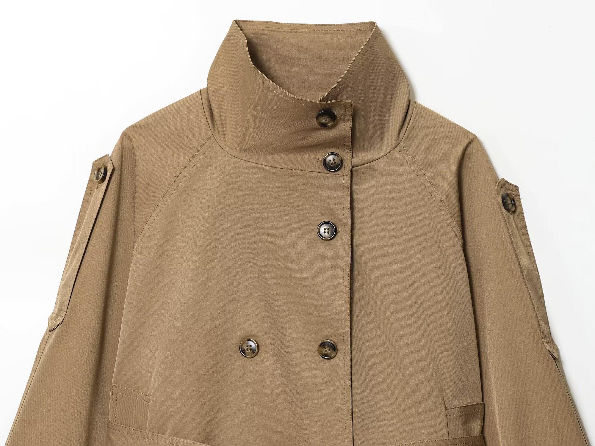 NATALIE CLASSIC TRENCH JACKET - KHAKI