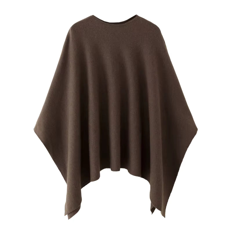 NANETTE NECK CAPE SWEATER COAT