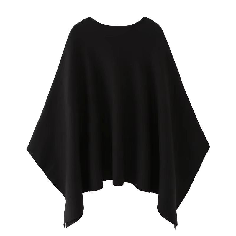 NANETTE NECK CAPE SWEATER COAT
