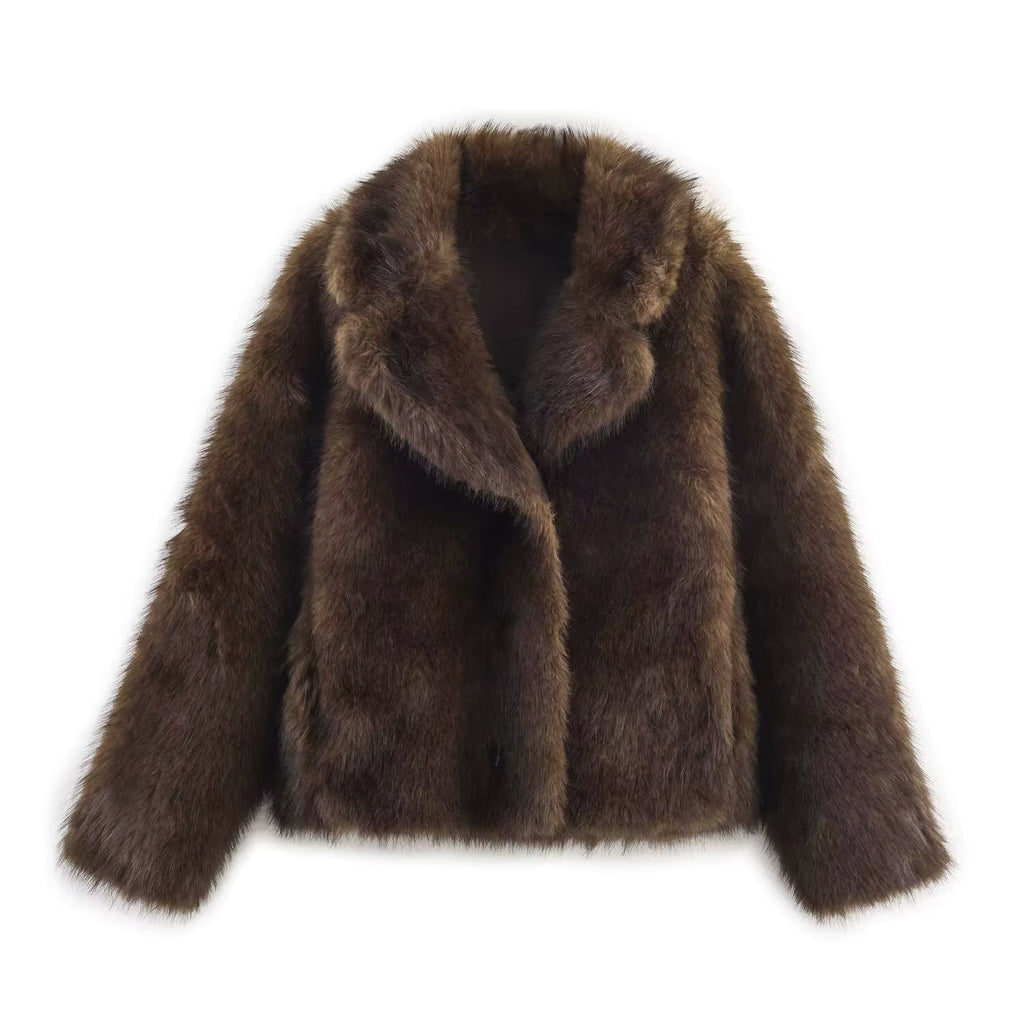 MELLIOU FAUX FUR JACKET