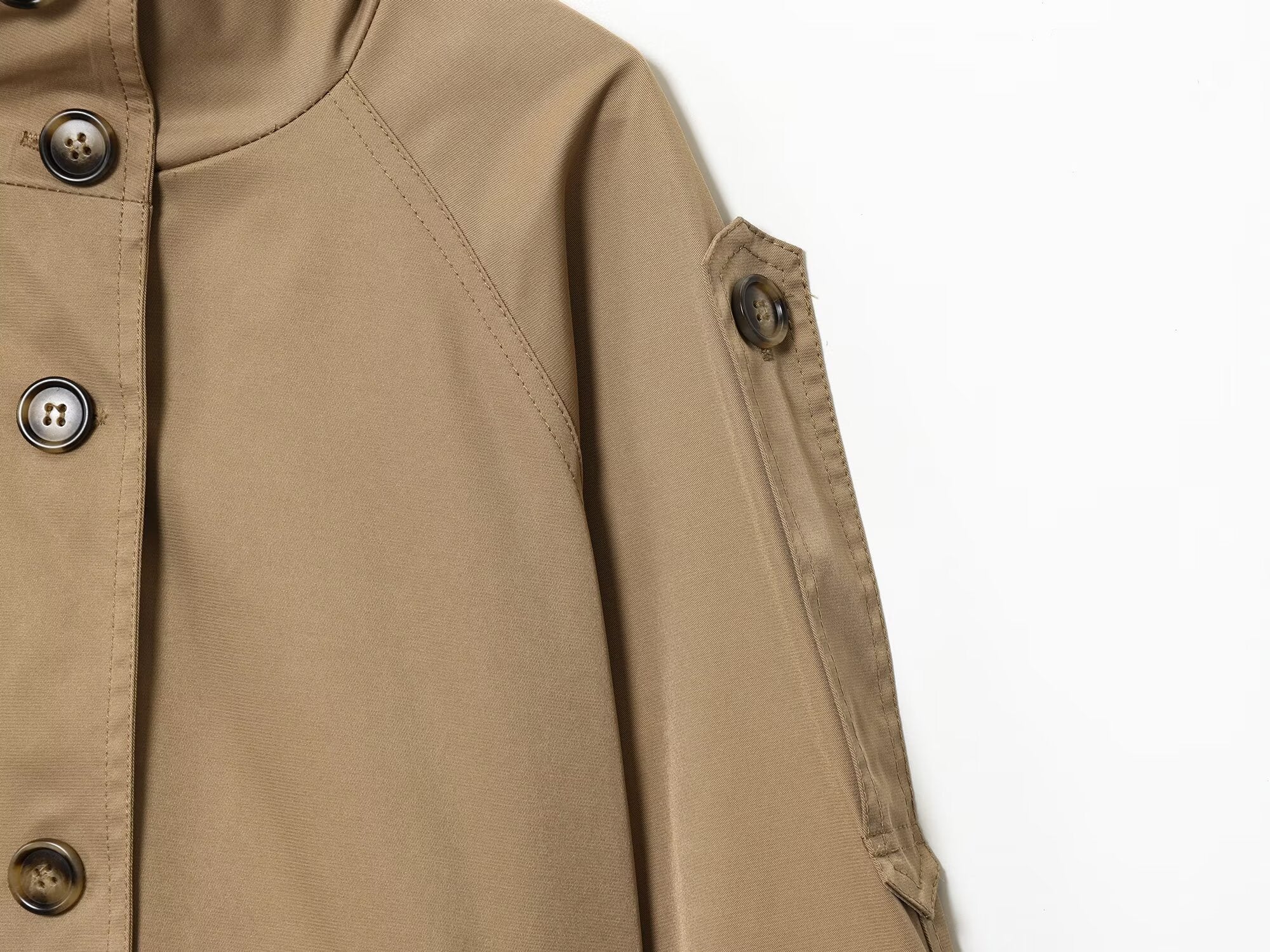 NATALIE CLASSIC TRENCH JACKET - KHAKI
