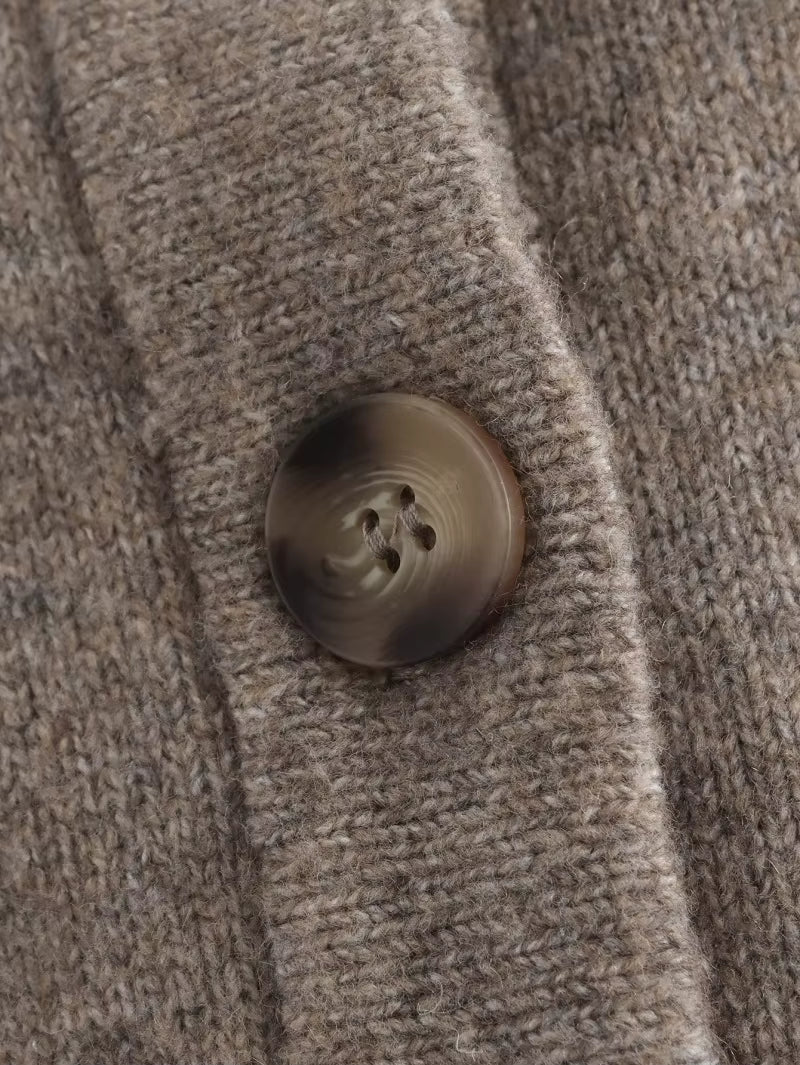 CLOAK KNITTED SWEATER CARDIGAN