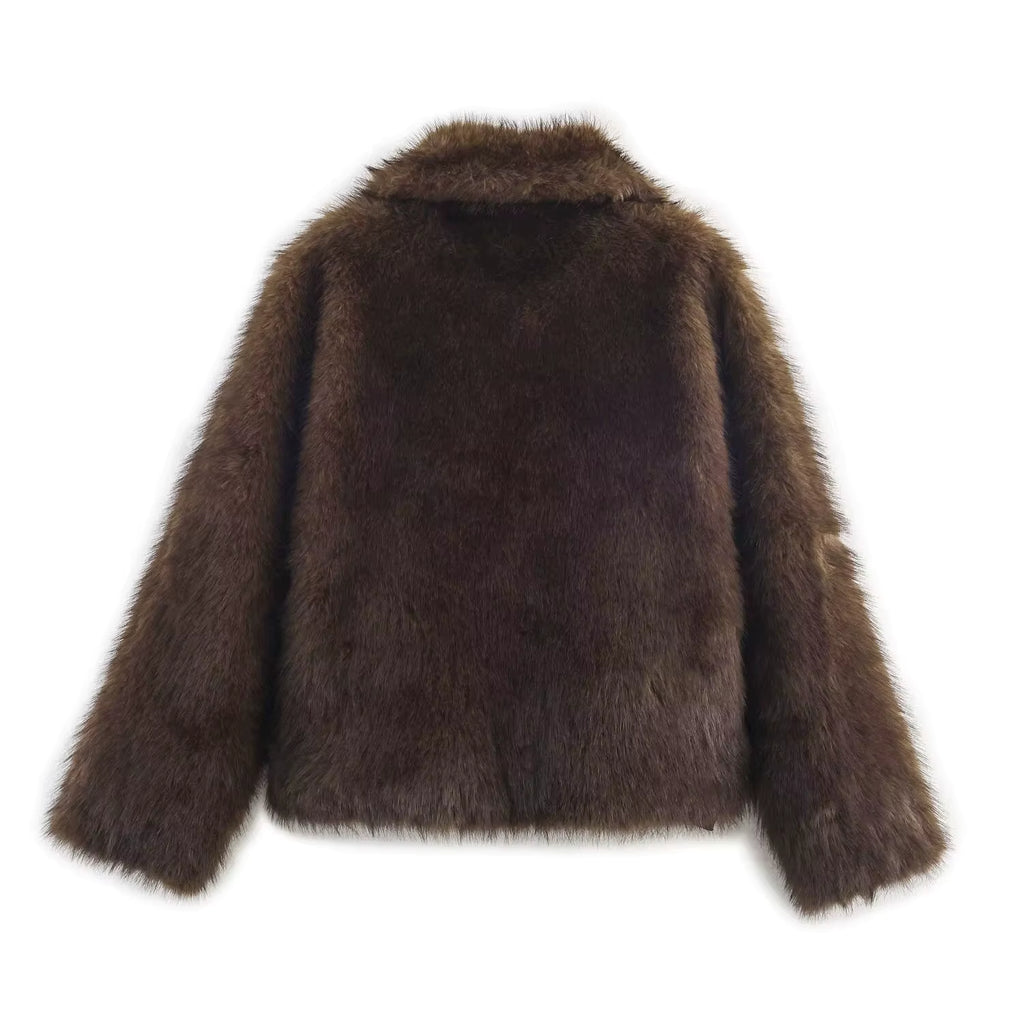 MELLIOU FAUX FUR JACKET