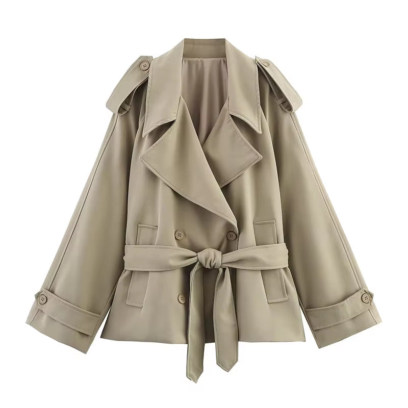 VANESSA VITAGE TRECH OVERSIZED COAT