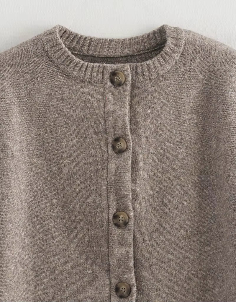 CLOAK KNITTED SWEATER CARDIGAN