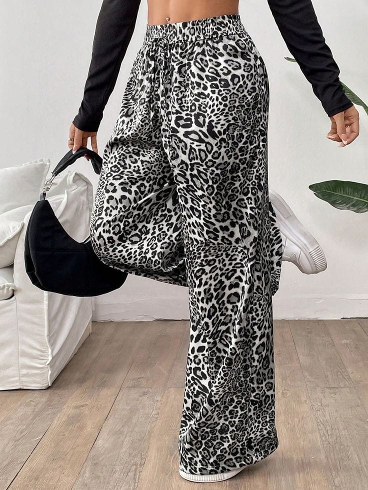 GORGLITTER CHEETAH JOGGERS PANTS
