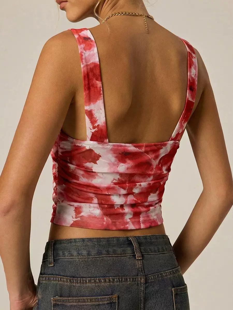 ALEXABDRA CUTOUT CROSS CROP TOP