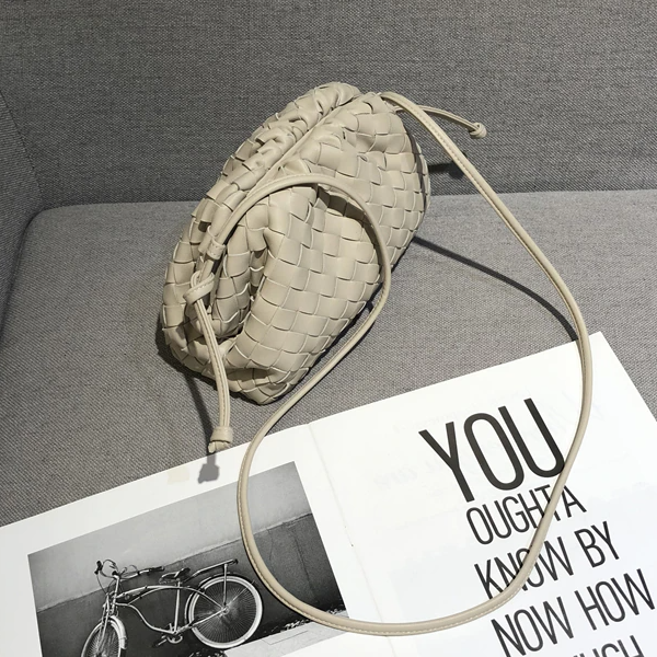 EUPHEMIA WOVEN CLOUD MESSENGER BAG