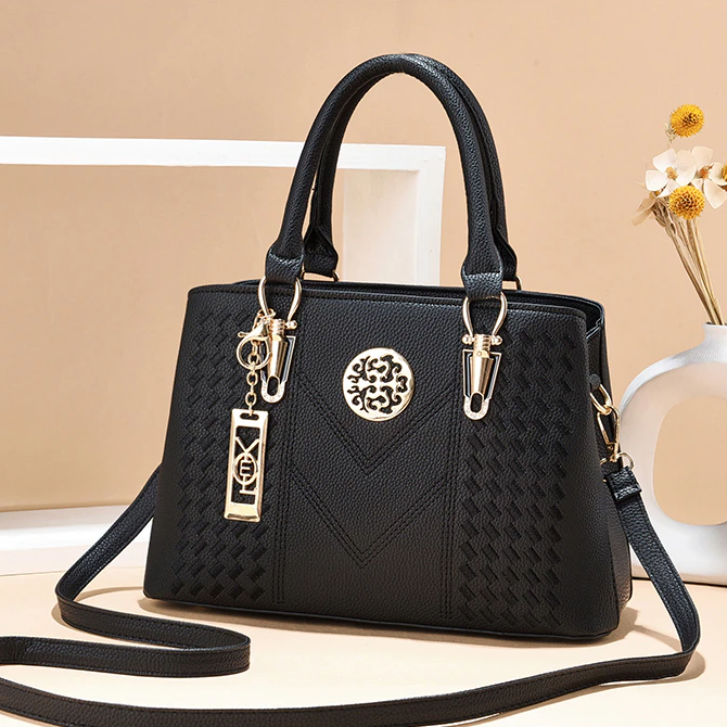 BETTY EMBROIDERED SHOULDER BAG