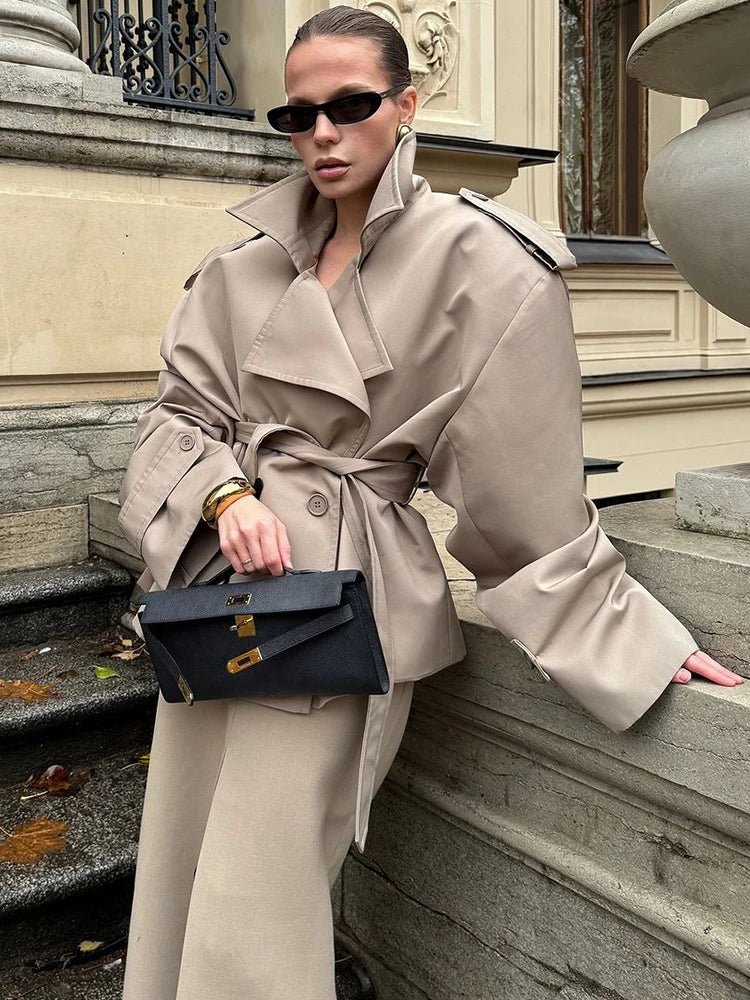 VANESSA VITAGE TRECH OVERSIZED COAT