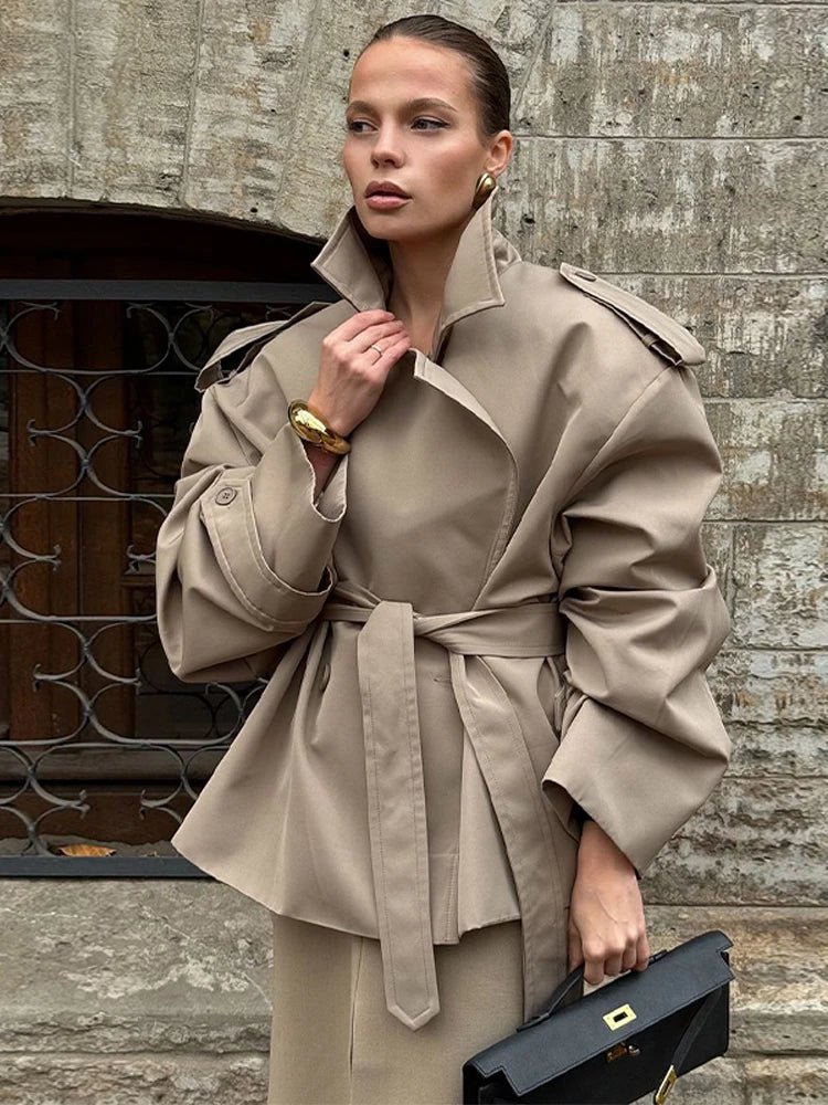 VANESSA VITAGE TRECH OVERSIZED COAT