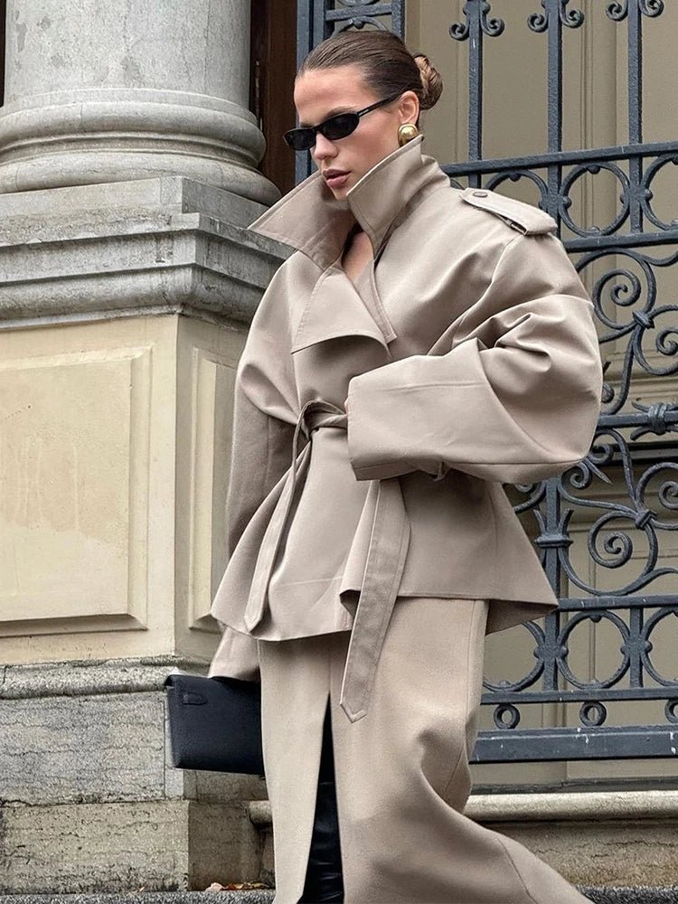 VANESSA VITAGE TRECH OVERSIZED COAT
