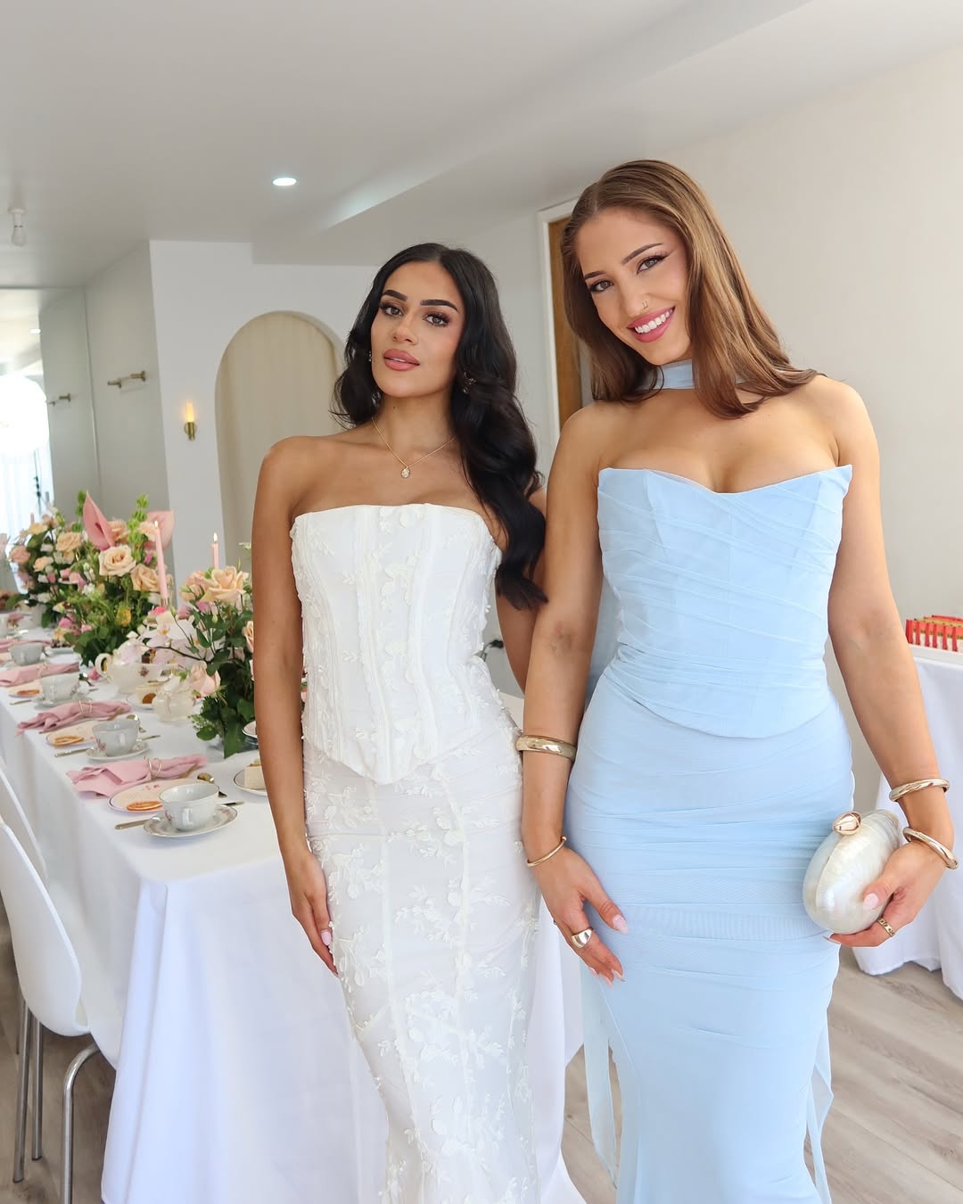 MIRAGE - CLASSIC GROOM CORSET LACE MAXI DRESS